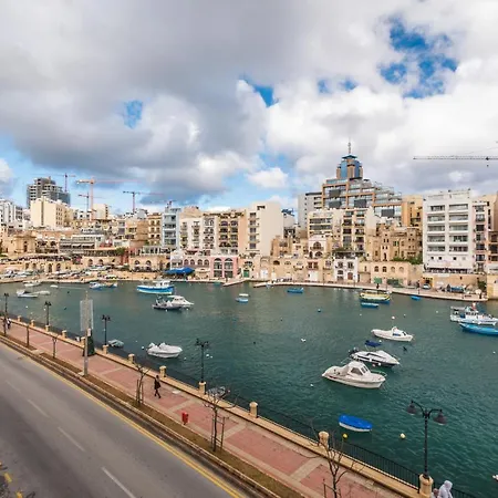 Апартаменты Sea View - Comfortable 2 Bedroom - St Julian's *